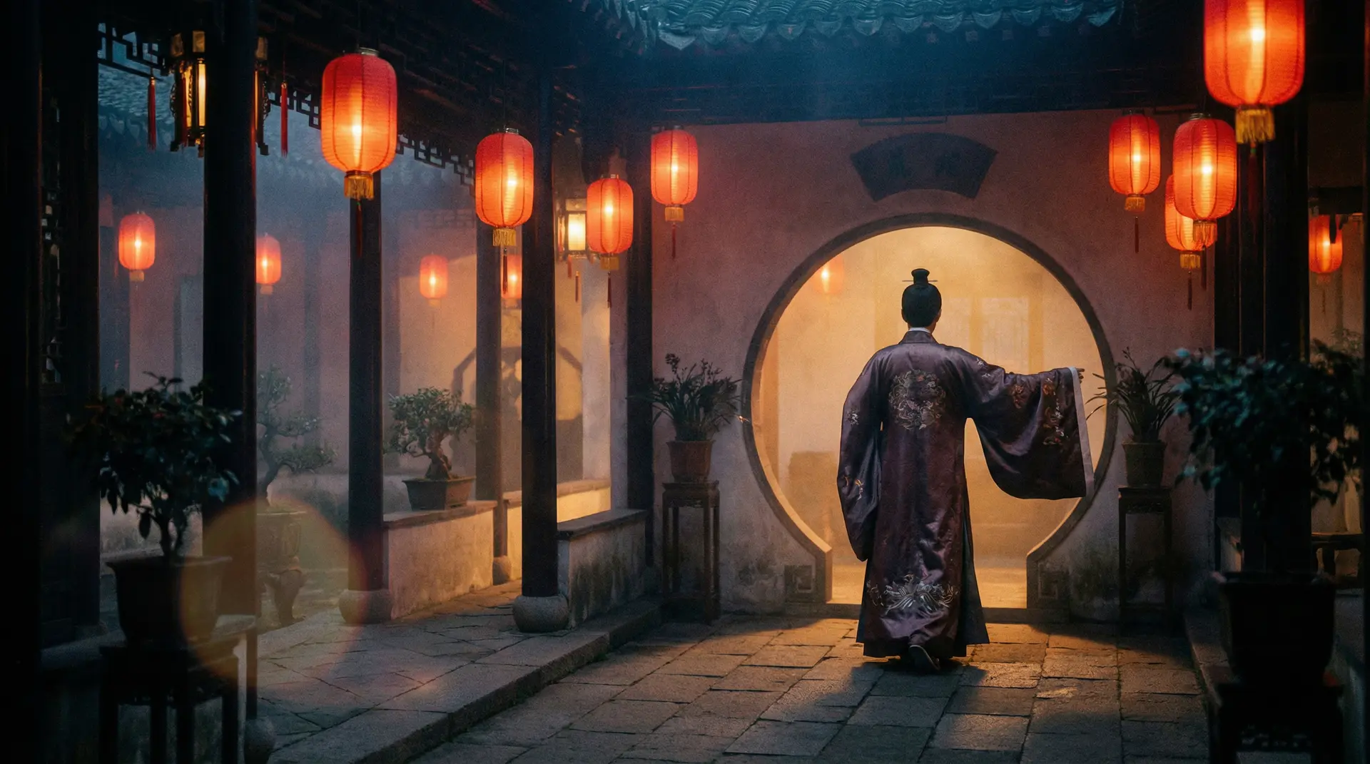 糖心视频 国产精品频道，传统中式庭院中的光影诗意